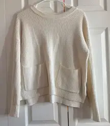 Madewell patch pocket pullover sweater -XS