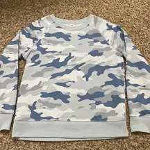 Blue Camo Long Sleeve Shirt