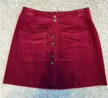 Living Doll Skirt Suede
