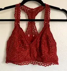 5/$25 Maurices Allover Lace Bralette in Red