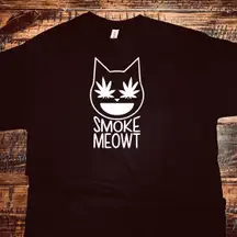 Smoke Meowt Cat T-shirt Funny Gift 