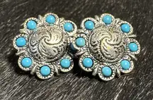 Boutique Turquoise Stud Earrings