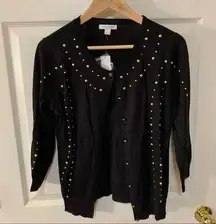 NWT New York & Company Lightweight Studded Cardigan