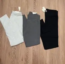 Bundle of 3 cotton leggings (offline by aerie & Pink Yoga)