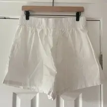 White Fox Boutique White Fox White Cotton Shorts NWOT Size XL