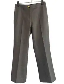 Kate Spade  Gray Wool Blend Formal Office Attire Dress Pants Women Sz S