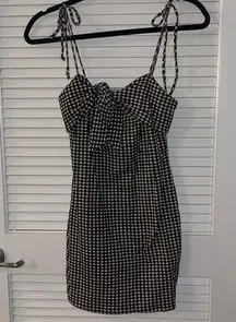 Plaid stretchy dress