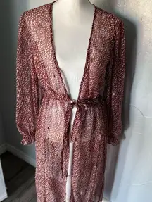 Express Red Lace Tunic