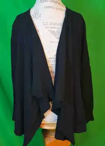 Hot Topic Womens Black Open Front Draped Ouija‎ Board Cardigan Medium Halloween