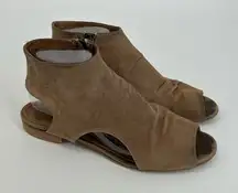 Sundance Women's Suede Brown Casual Sandals Size 8 / 39