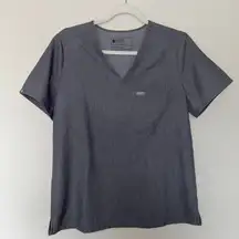 Figs Women's‎ Grey Top size medium scrubs hospital technical collection