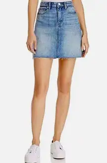 Blank NYC Serengeti Denim Raw Hem Mini Skirt New with Tag W-005 Size 29