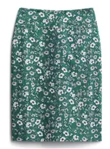 Margaret M nwt stitch fix Christiana Green Floral Pencil Skirt