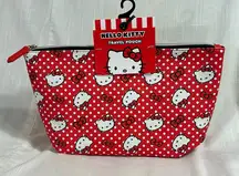 Hello Kitty Red and White Polka Dot Pouch NWT
