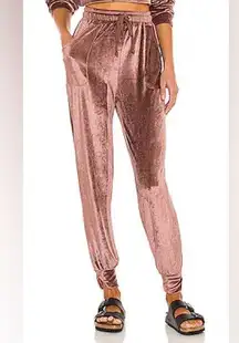 h:ours split cuff joggers in mauve