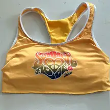 Summer Cropped Halter Sports Bra Style Bathing Suit Top