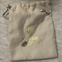 Kendra Scott Silver Pendant Bracelet
