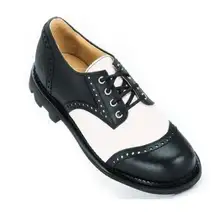 John Fluevog  Bruce Classic Chunky Retro Vintage Lace Up Oxford