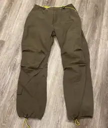 Y2k vintage L.E.I low rise baggy utility cargo pants olive green medium