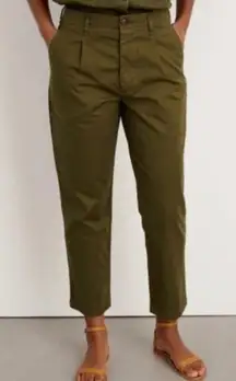 Alex Mill Boy Pleated Pants in Chino
Deep Olive Green Sz 6