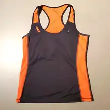 Gray& Orange Activewear Tank Top