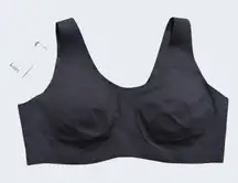 KNIX NWT XXXL 3X Black Pullover Cami‎ sports style bralette comfy removable pads