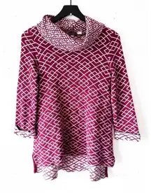 Anthropologie Moth Cozy Winter Alpaca Cowl Neck Sweater Tunic XS