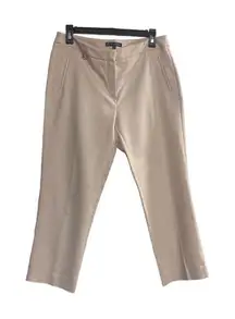 ADRIANNA PAPELL  Women’s Capris Size 8 Inseam 23”‎ Pink Cream SEE DESCRIPTION