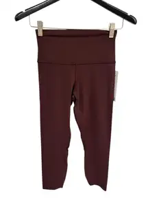 Lululemon Align High Rise Crop 23” Leggings Lava Cake New with tags size 6