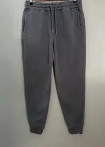 Hollister Gray Relaxed Jogger Sweatpants Mens S Drawstring Pockets Cotton Blend