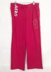 Aeropostale Pants Womens Medium Y2K Retro Throwback Wide Leg Active Lounge