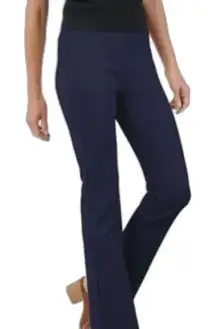 Soft Surroundings Pants Womens Medium Navy Blue Essentials Straight Leg Stretch