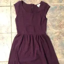 [eyelash couture] Small Plum Apron Dress