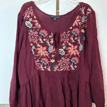 American Eagle Outfitters Peasant top. Size L. EUC.‎