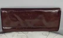 Hobo International Women’s Brown Soft Leather Trifold Wallet Sadie Pockets