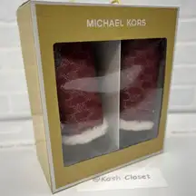 Michael Kors Mulberry Multi Alexis Closed Toe Slipper Slide