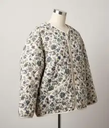 Mo-Ka Women s Quilted Jacket XXL Floral Cottagecore‎ Boho Chic Farm Country Girl