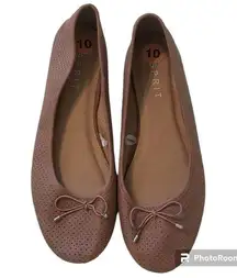 Esprit  Ballet Flat Ory Dark Pink 10M Slip on 1/4” Heel EPC Fall Color Comfy