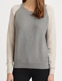 Theory Cinda Cotton Cashmere Pullover Sweater