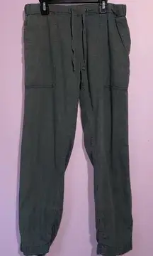 Prana Relaxed Tapered Pants Women Size M Pull On Athleisure Yoga Travel Lounge