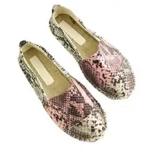 NWOB - ASOS Wide Fit Jacey Espadrilles Snakeskin Print - Size 6.5