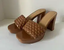 Rachel Zoe Tan Platform Sandals