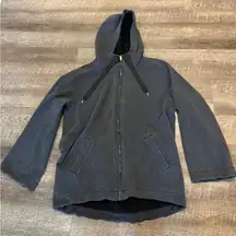 Lululemon Dark Grey Principle Dancer Hooded Zip Up Sweatshirt