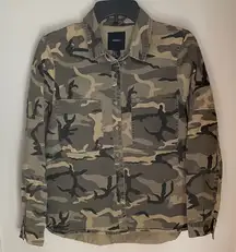 Forever 21 Women’s Camouflage Shirt Jacket