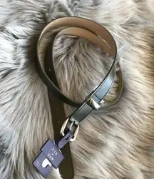 NWT Ava & Viv Olive Drab Faux Leather Trouser Belt 1X