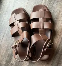 Torrid Brown Strappy Sandals 