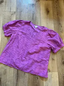 Draper James Eyelit top