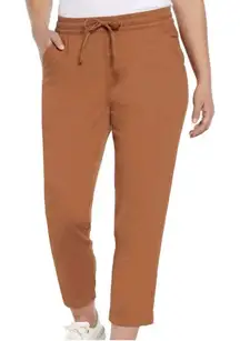 Gap Women's Pants Easy Pull On Drawstring Orange Size Small