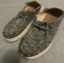 Hey Dude women’s Wendy Rise Sox Grey size 9