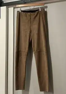 Lysse pants beautiful brown suede like material size M